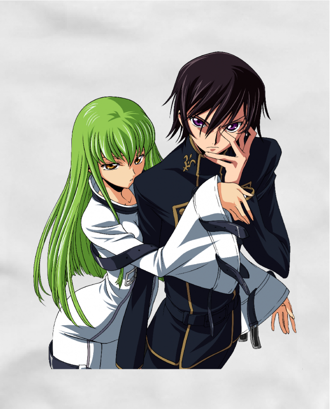 C.C and Lelouch